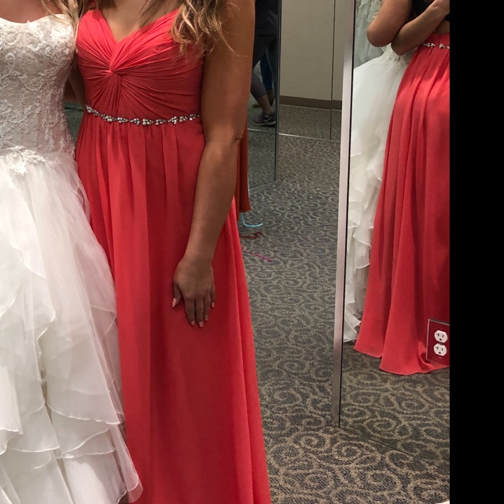 Coral Bridesmaids Formal